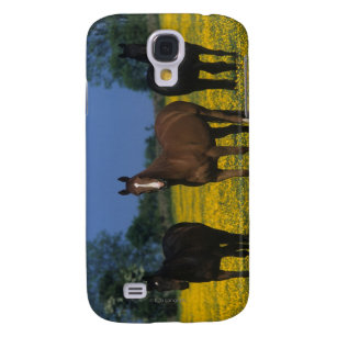 Gruppe Thoroughbred-Pferde Galaxy S4 Hülle