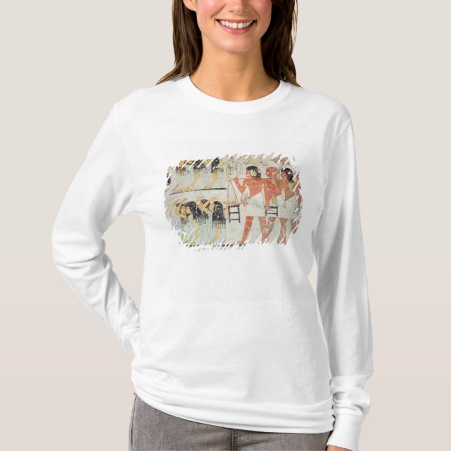 Gruppe Trauernde im Trauerzug T-Shirt (Vorderseite)