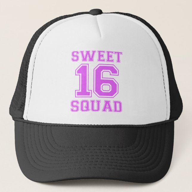 Gruppe-Turnhallen-T - Shirts des Bonbons 16 Truckerkappe (Vorderseite)