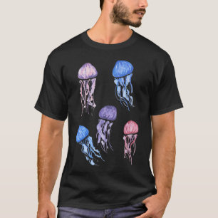 Gruppe von fünf Quallen T-Shirt