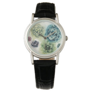 Gruppe von Succulents Armbanduhr