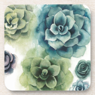 Gruppe von Succulents Getränkeuntersetzer