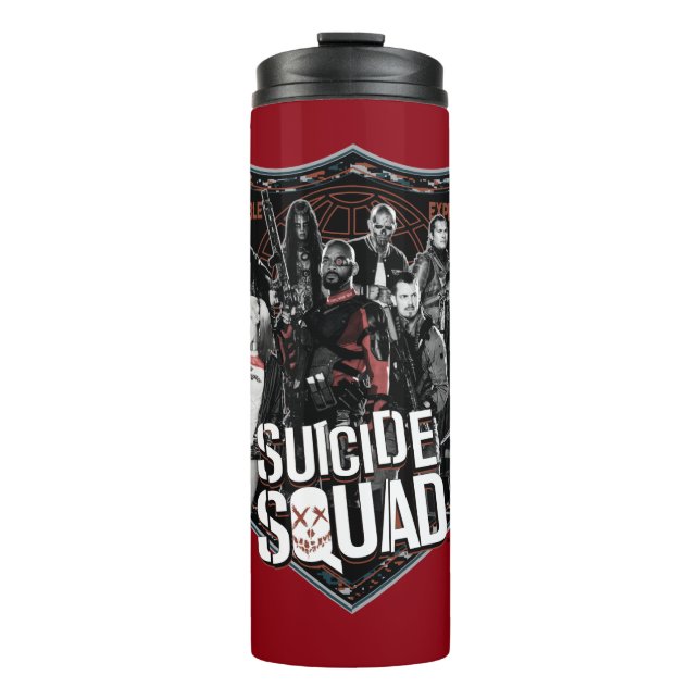 Gruppen-Abzeichen-Foto der Selbstmord-Gruppe-| Thermosbecher (Vorderseite)