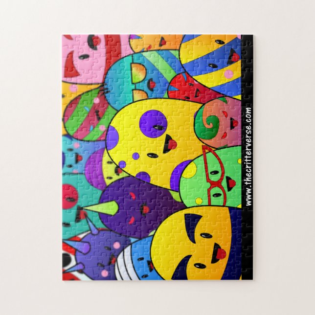 Gruppen-Foto-Puzzlespiel (Vertikal)