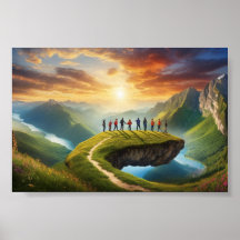 Gruppenabenteuer bei Sonnenaufgang - Landschaftlic