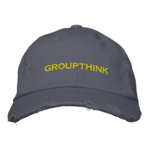 Gruppendenken Bestickte Kappe