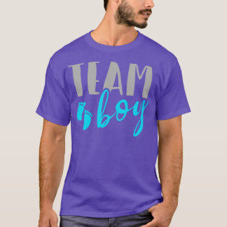 Gruppenmännchen zeigen Babydusche-Merch T-Shirt