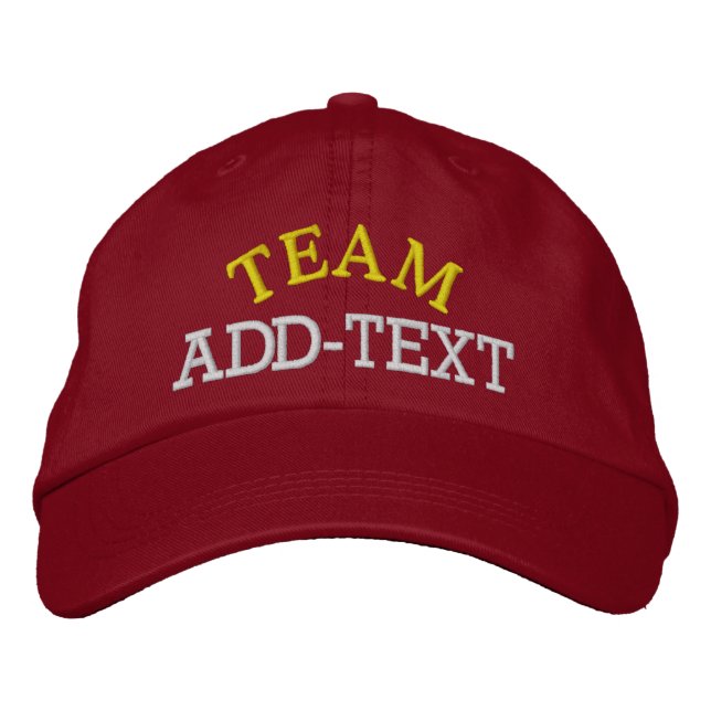 Gruppenobergrenze durch SRF Bestickte Kappe (Vorderseite)