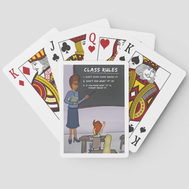 Gruppenregeln Kartenspielen Spielkarten (Rückseite)