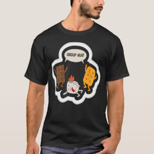 Gruppenumarmung Lustige Smores Schokolade Marshmal T-Shirt