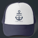 Gruppenzuordnung für benutzerdefinierte Kreuzfahrt Truckerkappe<br><div class="desc">Set segelt stilvoll mit unserem "Custom Cruise Shirt Family Group Matching" Hut. Personalisieren Sie es mit Ihrem Familiennamen oder Ihrer Gruppe für eine Touch der Einheit. Ideal, um gemeinsam wertvolle Erinnerungen aus Ihren Abenteuern zu erfassen. Egal ob Sie exotische Häfen erkunden oder an Deck entspannen, dieser Hut ist ein Muss...</div>