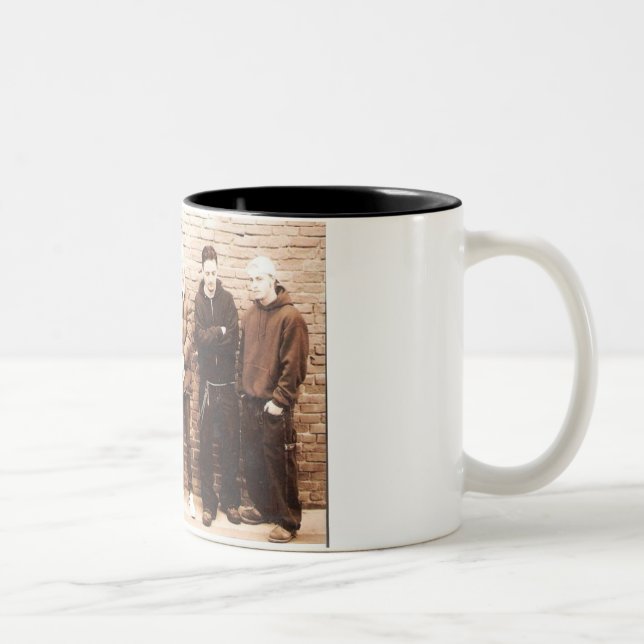 Gruppepic-Tasse! Zweifarbige Tasse (Rechts)