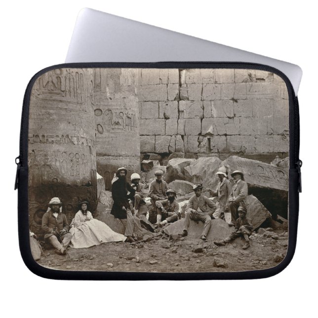 Gruppieren Sie Fotografie im Hall der Spalten, Laptopschutzhülle (Vorderseite)