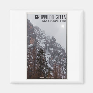 Gruppo del Sella - Sun kommt durch Magnet