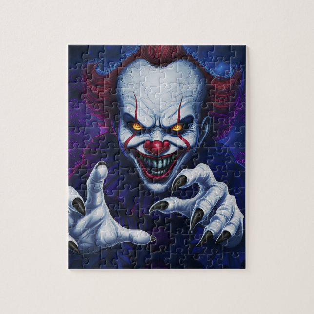 Grusel-Clown-Puzzle (Vertikal)