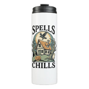 Grusel Cottage Halloween-Shirt für die gruselige S Thermosbecher