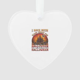 Grusel Fertig Halloween Verzaubertes Schloss Hexe Ornament
