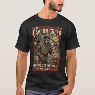 Grusel Halloween Gruseliges Schrecken Design T-Shirt