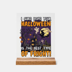 Grusel-Halloween-Haus-Hexe-Geist_1 Acrylschild