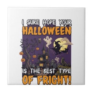 Grusel-Halloween-Haus-Hexe-Geist_1 Fliese