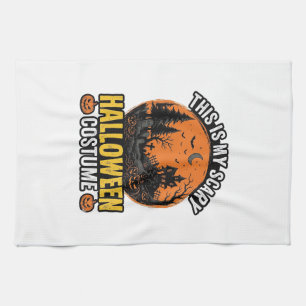 Grusel-Halloween-Kostüm Vintage Geschirrtuch