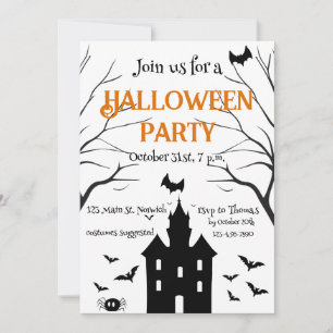 Grusel-Halloween-Party Einladung
