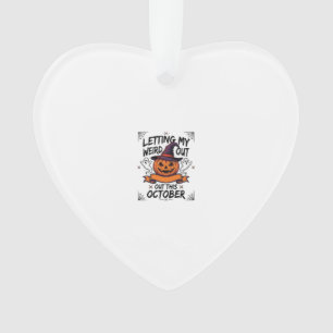 Grusel-Halloween-Shirt mit Kürbis-Geistern_1 Ornament