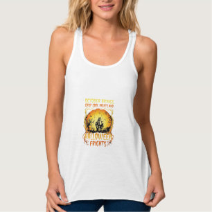 Grusel-Halloween Spukhaus Vollmond Kürbisse Tank Top