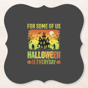 Grusel-Haus für Halloween für einige von uns Untersetzer