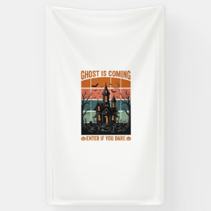 Grusel-Haus Halloween Dekor Geisterhaus Banner