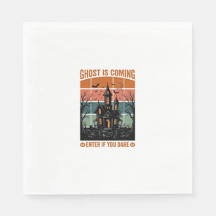 Grusel-Haus Halloween Dekoration Vintage Geist Kom Serviette