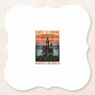 Grusel-Haus Halloween-Dekoration Vintage Geist Kom Untersetzer
