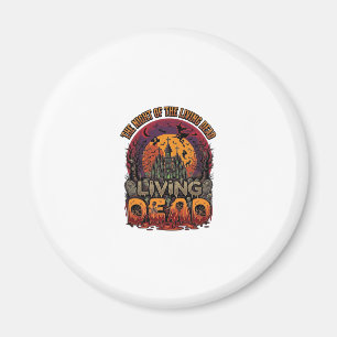 Grusel Haus Halloween Hexe Nacht Lebend Tote Skele Magnet