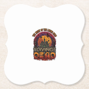 Grusel Haus Halloween Hexe Nacht Lebend Tote Skele Untersetzer
