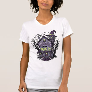 Grusel-Haus-Shirt Süß Gruselige Party Halloween De T-Shirt