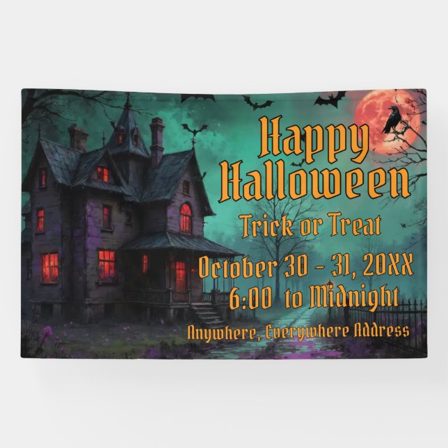 Grusel-Haus-Themenbanner Banner (Horizontal)