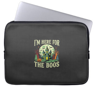 Grusel-Haus und Kürbis-Schrecken zu Halloween Laptopschutzhülle