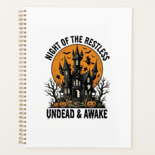 Grusel-Haus unruhige Tote Halloween-Kunst_ Planer