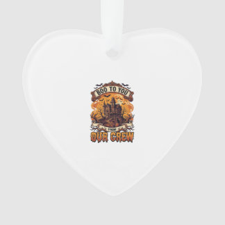Grusel-Haus unserer Crew Halloween_1 Ornament