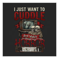 Grusel-Horrorfilme Halloween Schädel Retro Tv Mon