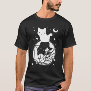 Grusel Katzen Kostüm Halloween T-Shirt