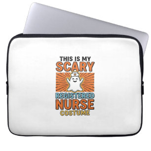 Grusel-Krankenschwester-Kostüm Halloween-Design_1 Laptopschutzhülle