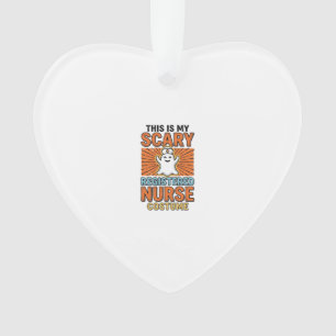 Grusel-Krankenschwester-Kostüm Halloween-Design_1 Ornament