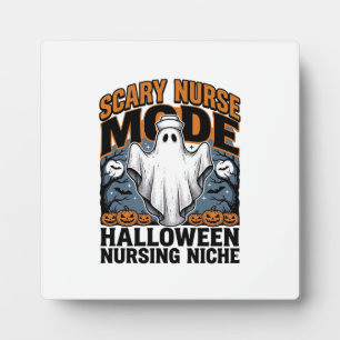 Grusel-Krankenschwester-Kostüm-Halloween-Geist-Kra Fotoplatte