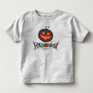 Grusel-Kürbis-Party Frohes Halloween Kleinkind T-shirt