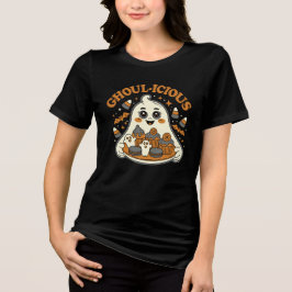 Grusel-leckere Süße Geister Tri-Blend Shirt