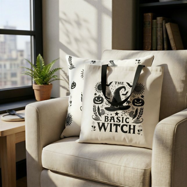 Grusel-Saison Basic Witch Halloween-Tasche Tragetasche (Von Creator hochgeladen)