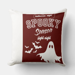 Grusel-Saison-Geist-und-Fledermäuse-Halloween-Wurf Kissen