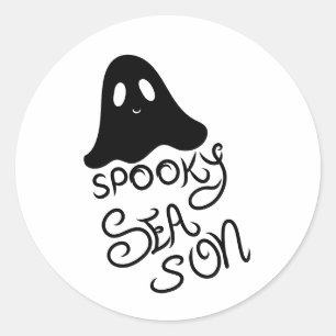 Grusel-Saison Halloween-Aufkleber und -Etiketten Runder Aufkleber