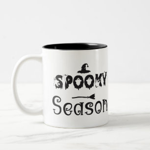 Grusel-Saison-Hexenhut-Tasse Zweifarbige Tasse